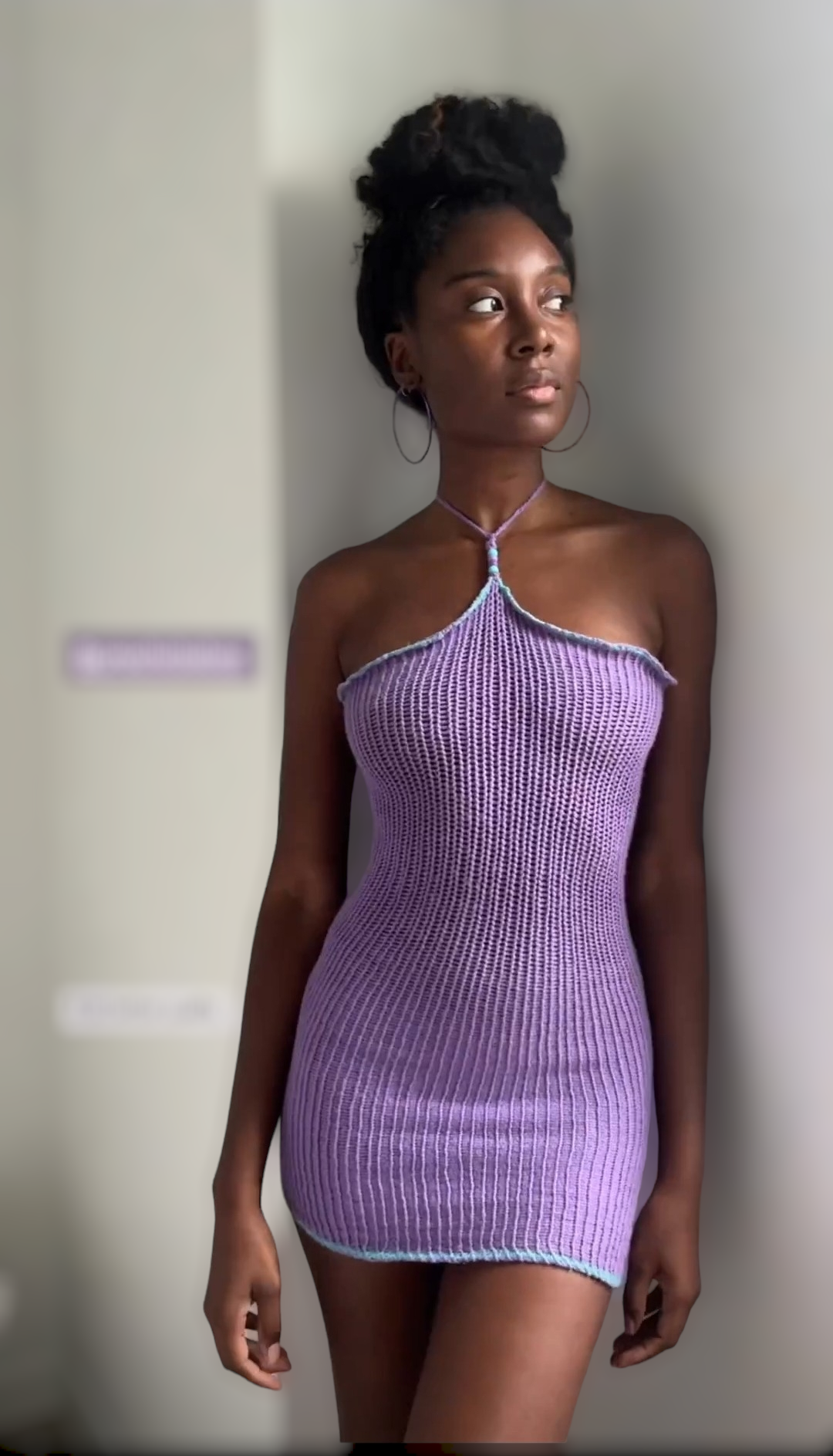 Bodycon knitt mini dress