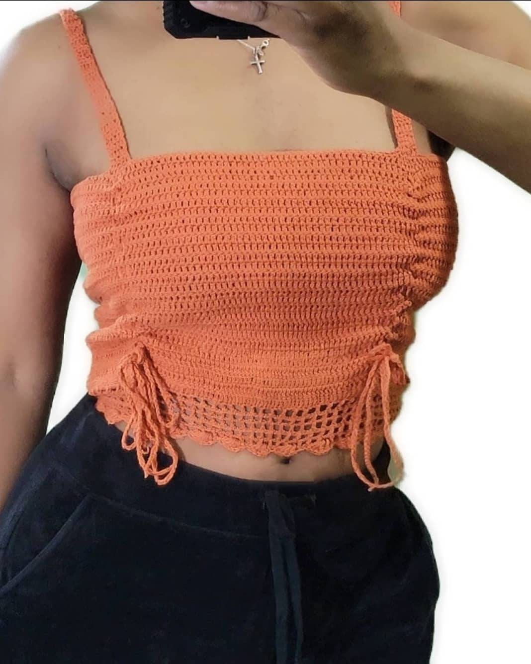 Haut froncé pour femme, vêtement de festival, haut d'été