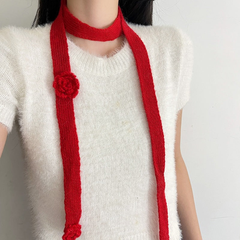 Tiny roses scarf