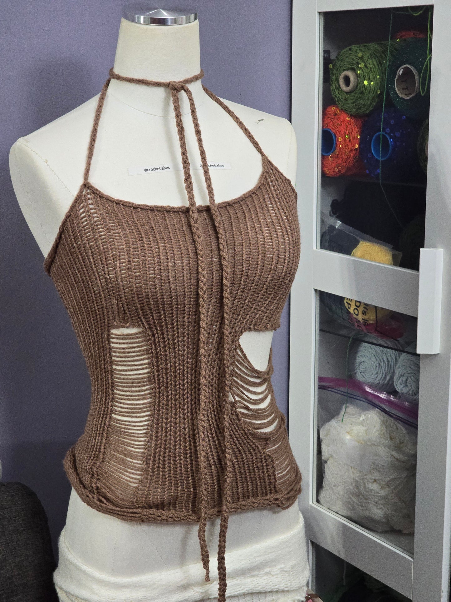 Brownie knitt-top ripped top in all colors  choose the colors you want