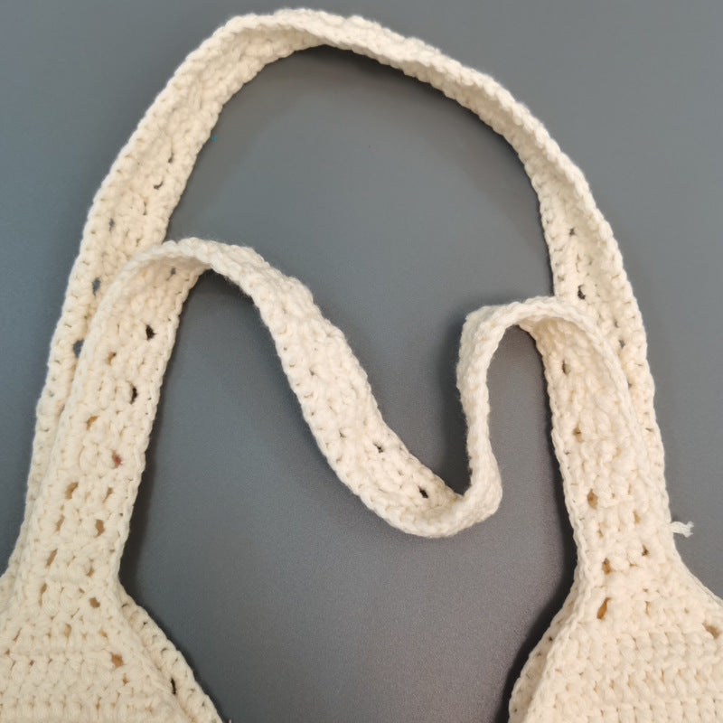 Women's Fashion Crochet Tote Shoulder Bag