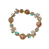 Fashion Glass Floral Ball Crystal Bracelet