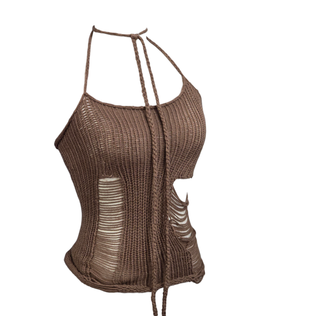 Brownie knitt-top ripped top in all colors  choose the colors you want