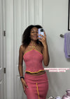 Pink Knitt-tube top