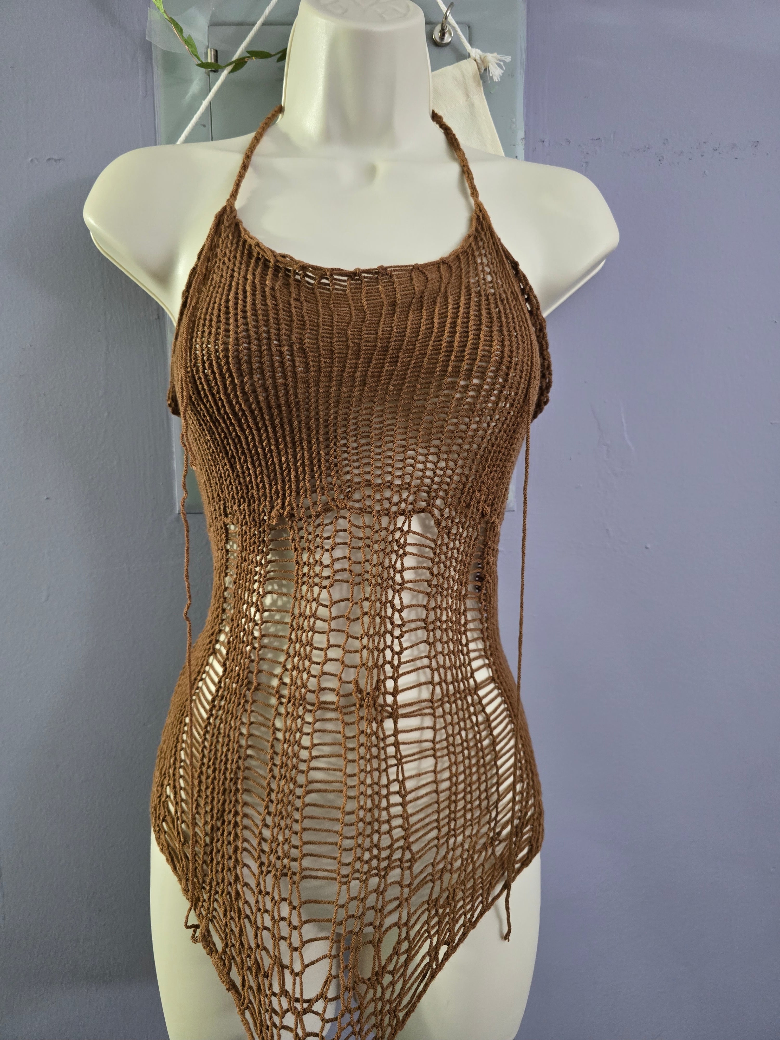 Haut d'été en tricot Distress *Rina* LACE