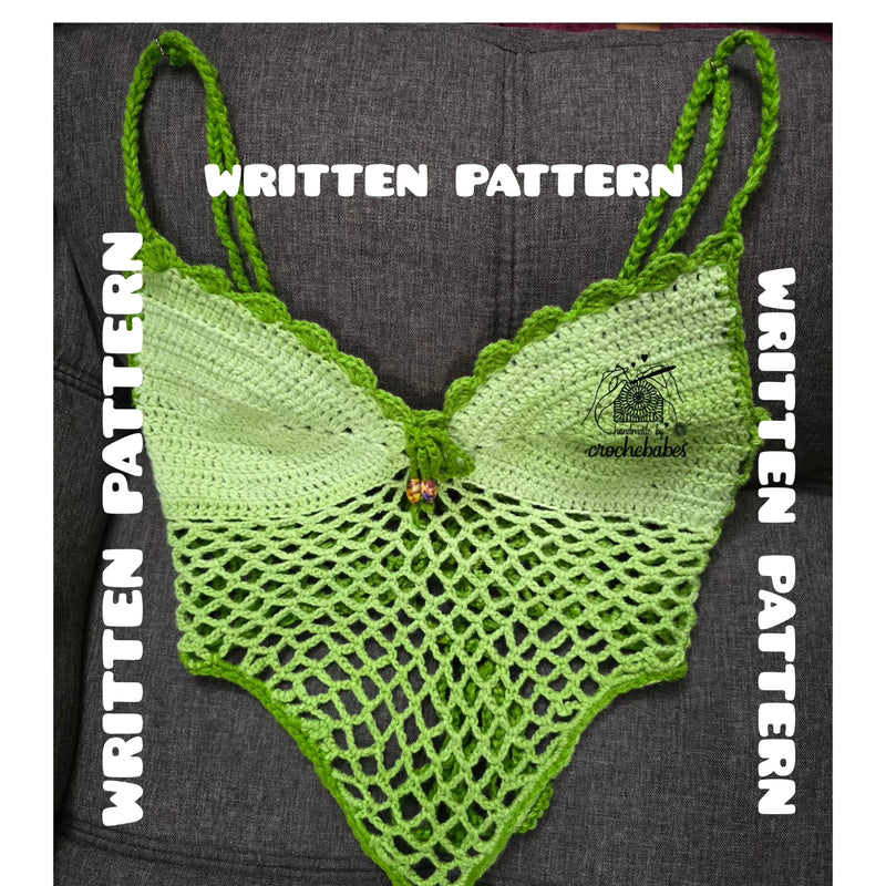 Pdf hearttop Digital download crochet top pattern