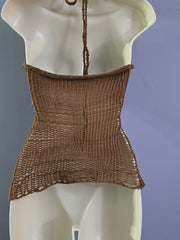 Haut d'été en tricot Distress *Rina* LACE