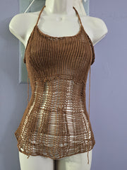 Haut d'été en tricot Distress *Rina* LACE