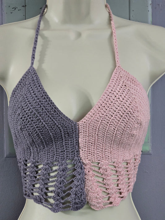 crochet star top  size medium| clearances sales size medium *