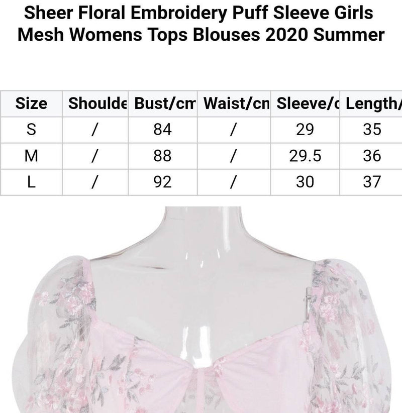 Floral embroidery Corset Top