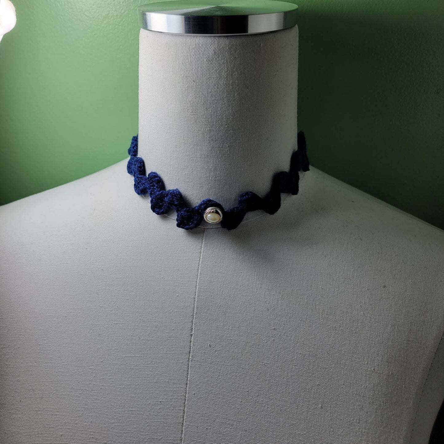 Dark Blue Choker