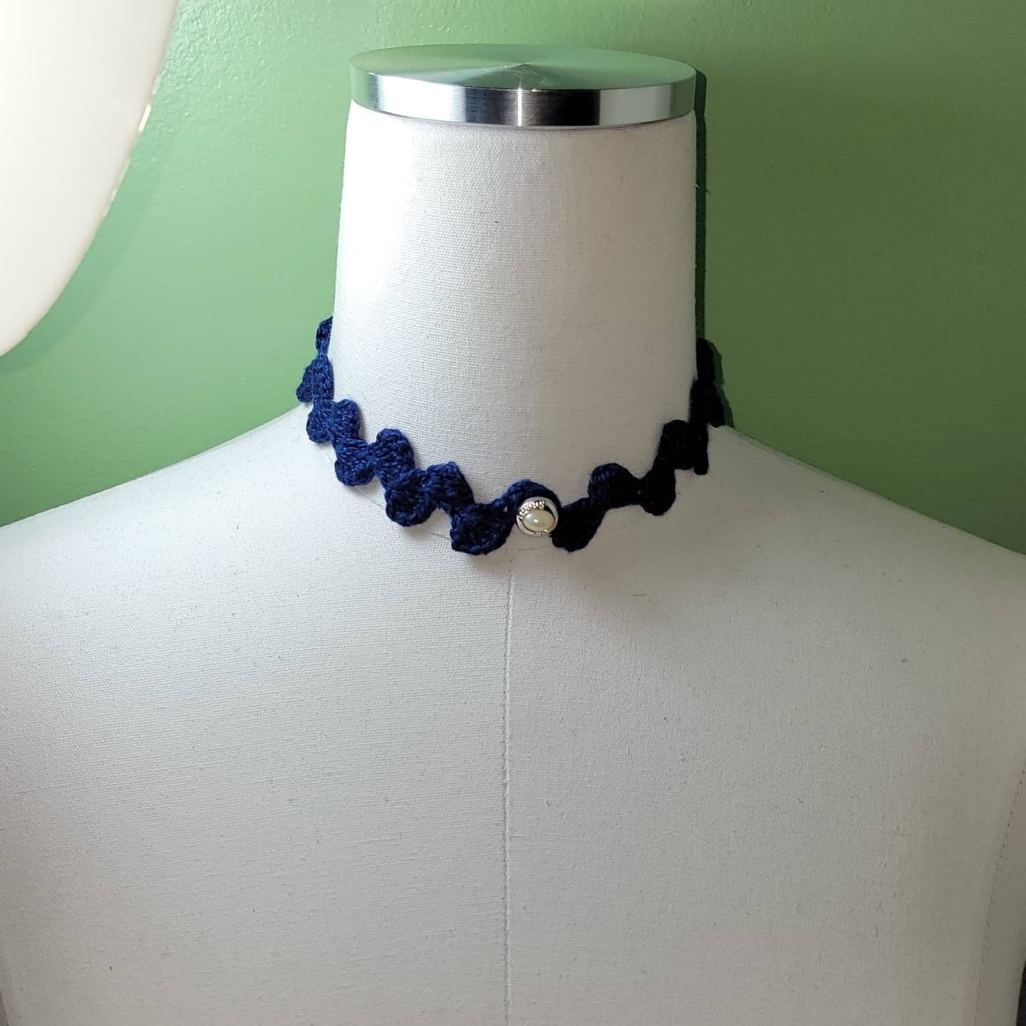 Dark Blue Choker