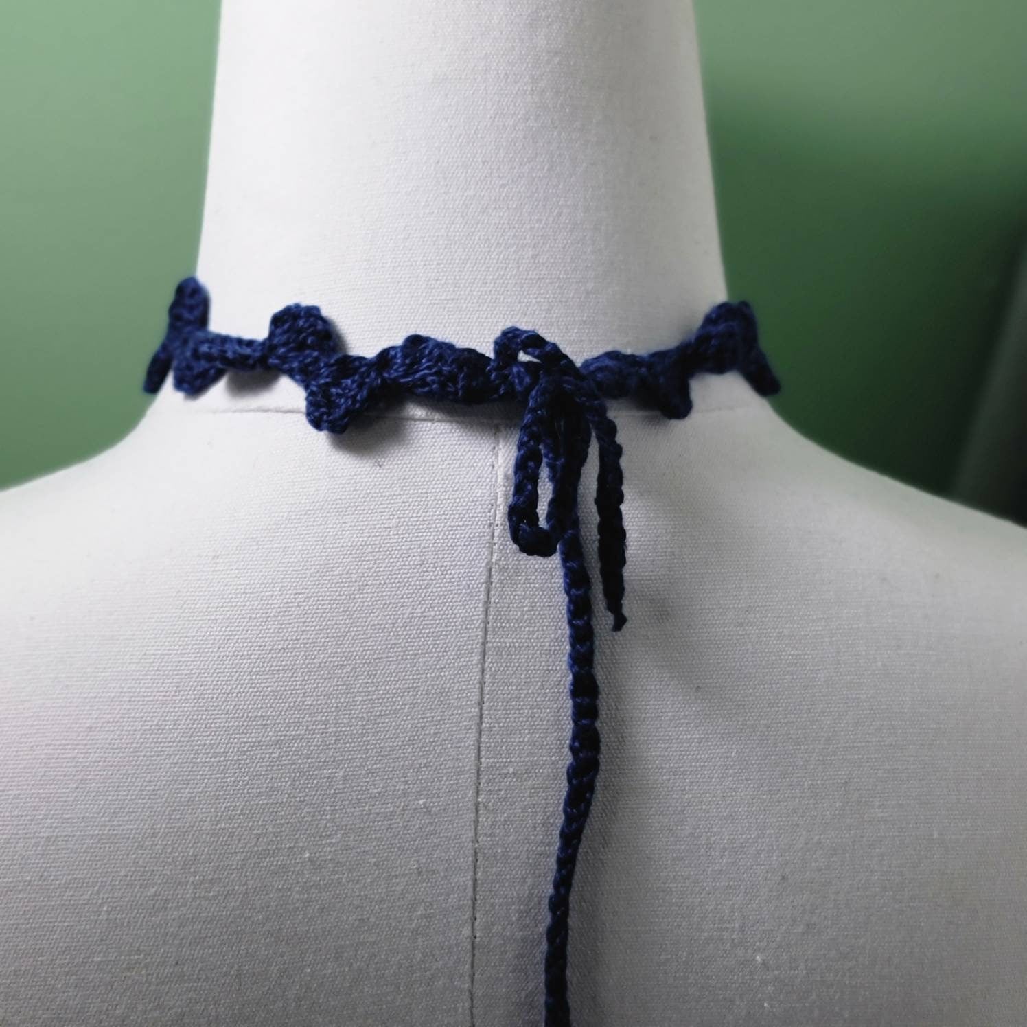 Dark Blue Choker