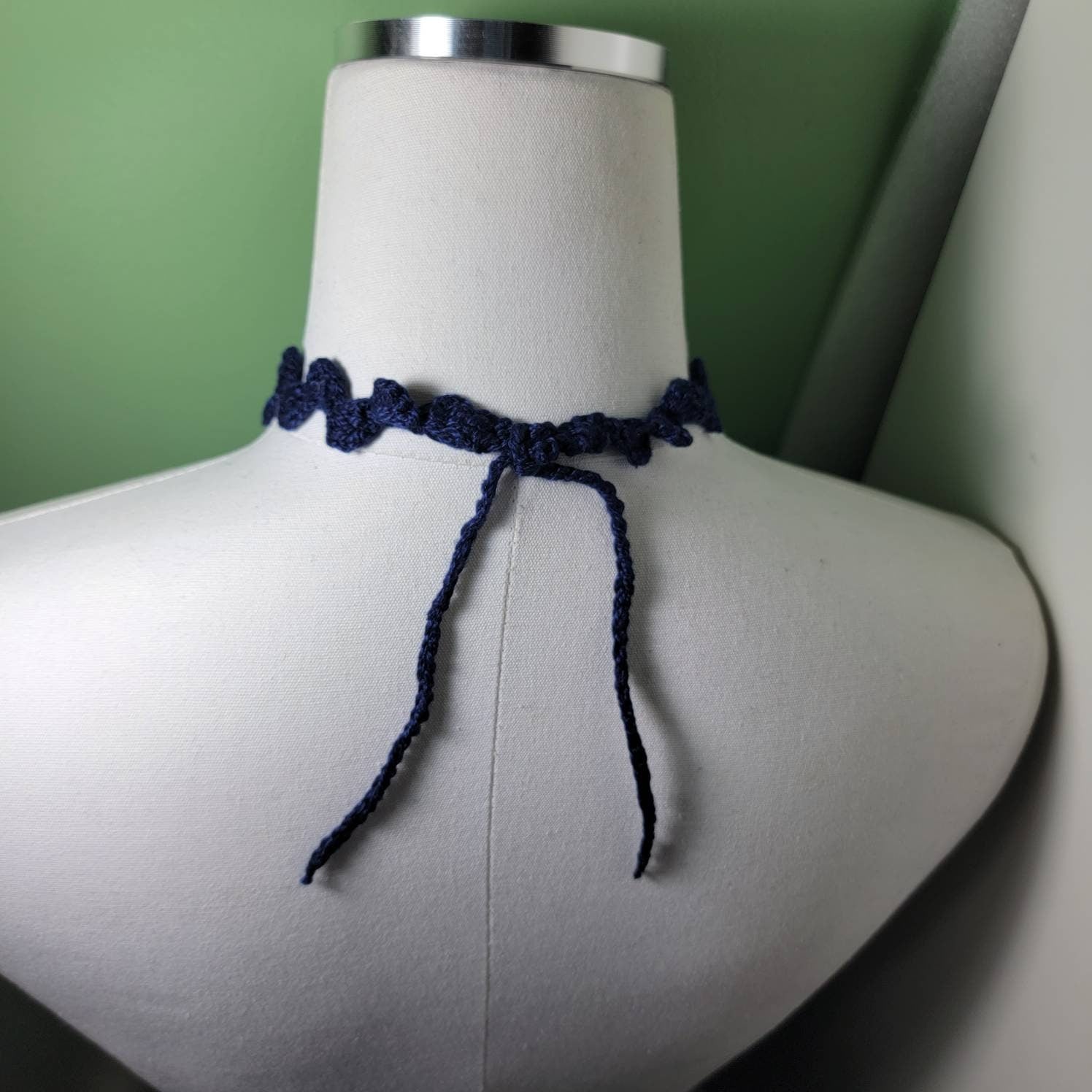 Dark Blue Choker