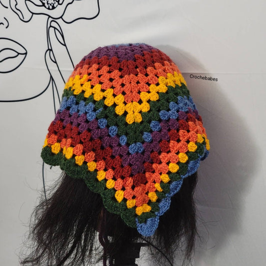 Knitted Head Scarf 