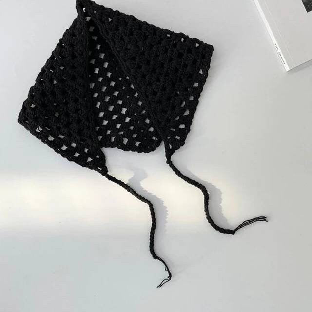 Knitted Head Scarf 